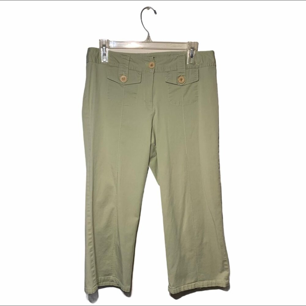 Jennifer & Grace Sage Cotton Capris